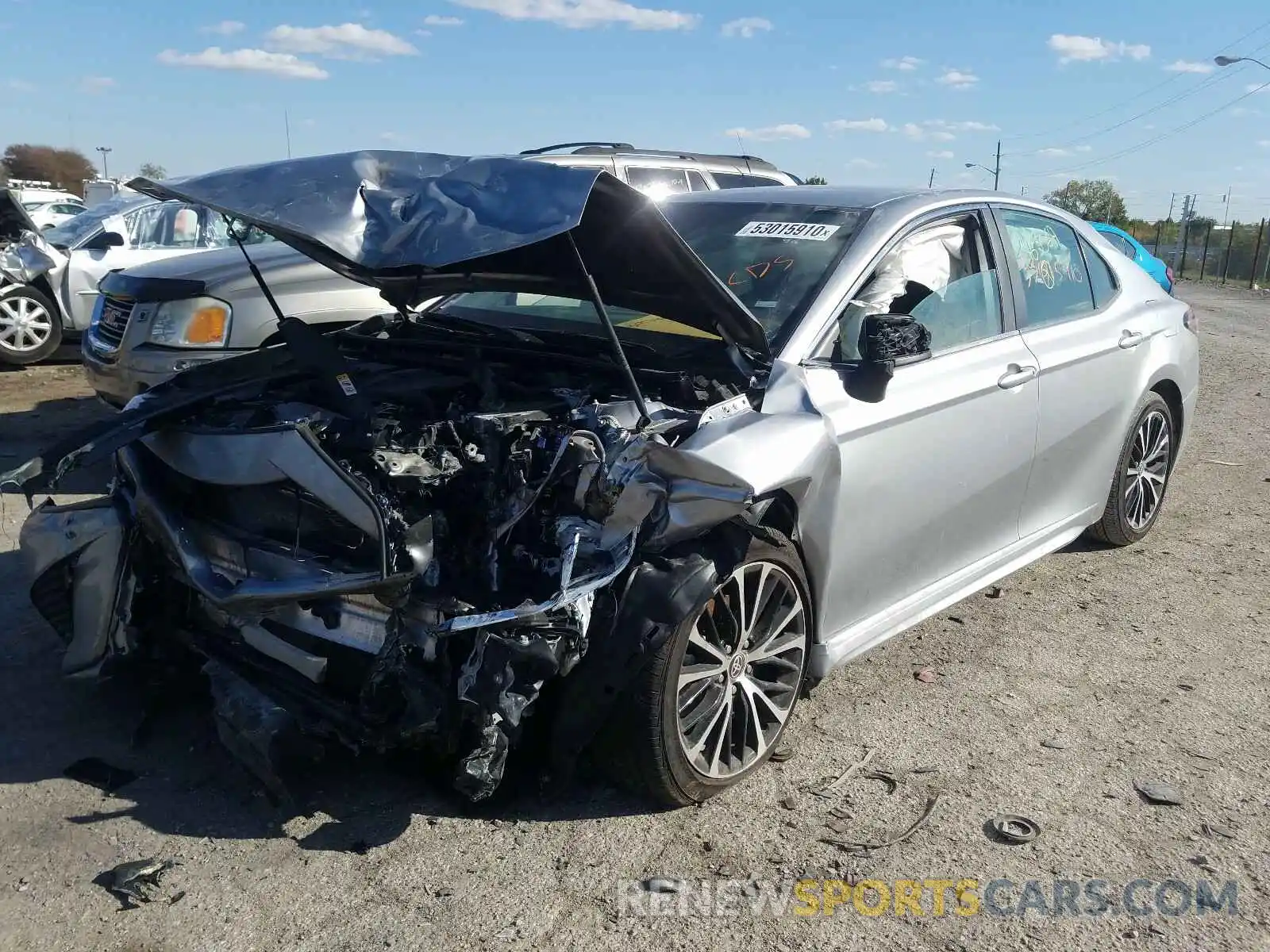 2 Photograph of a damaged car 4T1G11AK2LU363569 TOYOTA CAMRY 2020