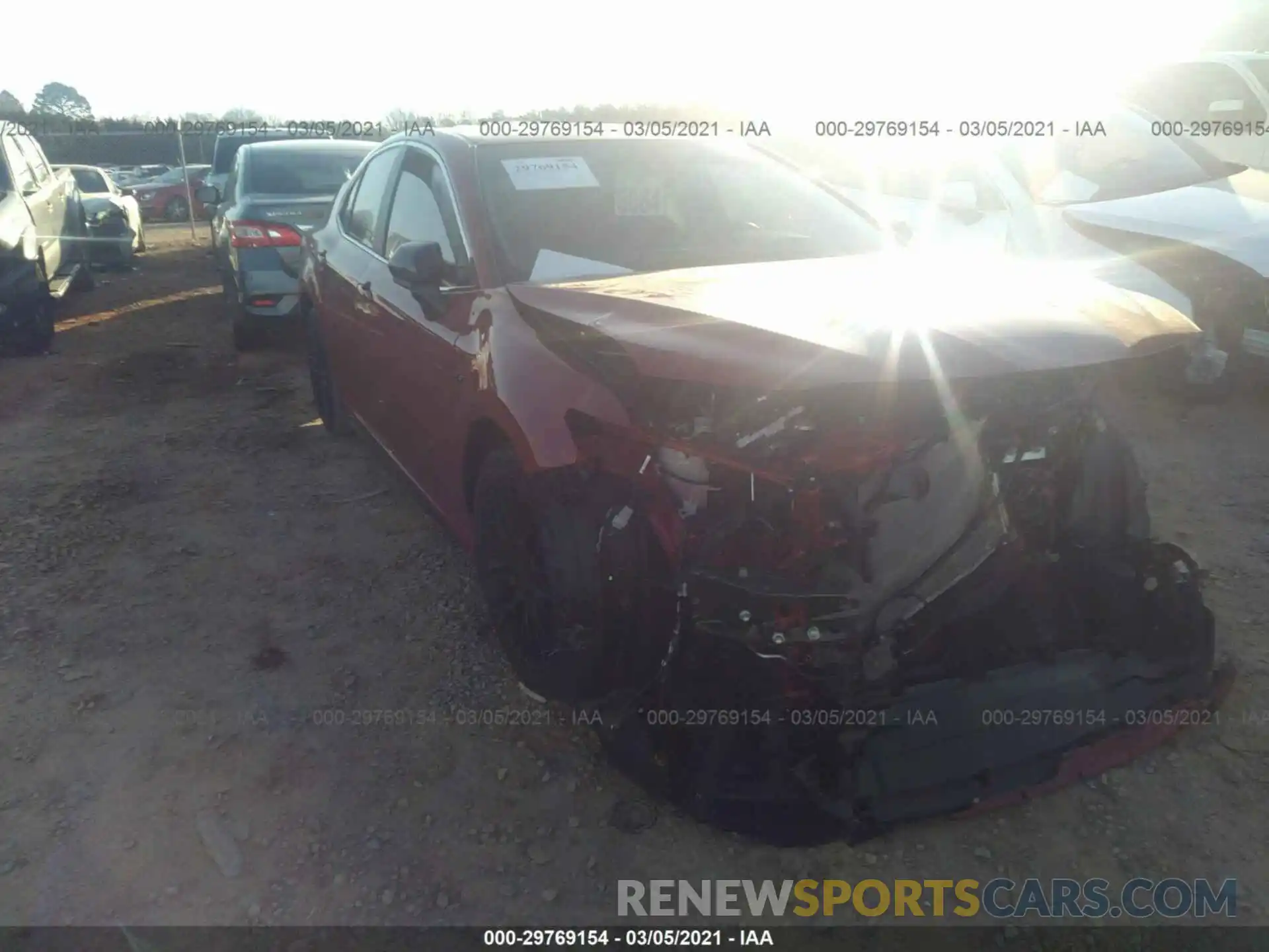 1 Photograph of a damaged car 4T1G11AK2LU363605 TOYOTA CAMRY 2020