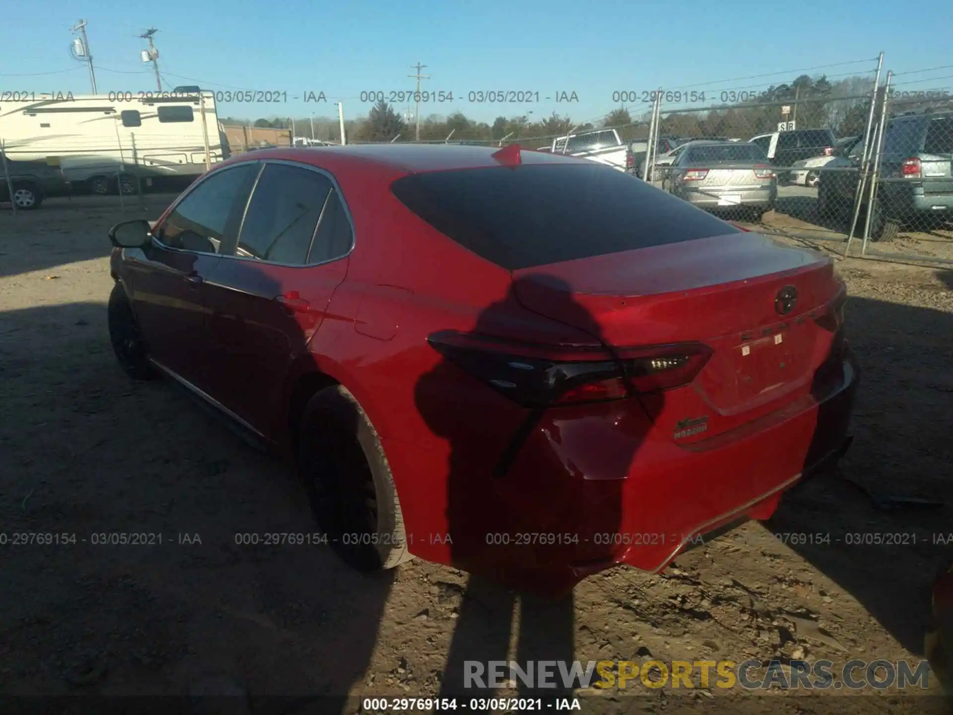 3 Photograph of a damaged car 4T1G11AK2LU363605 TOYOTA CAMRY 2020