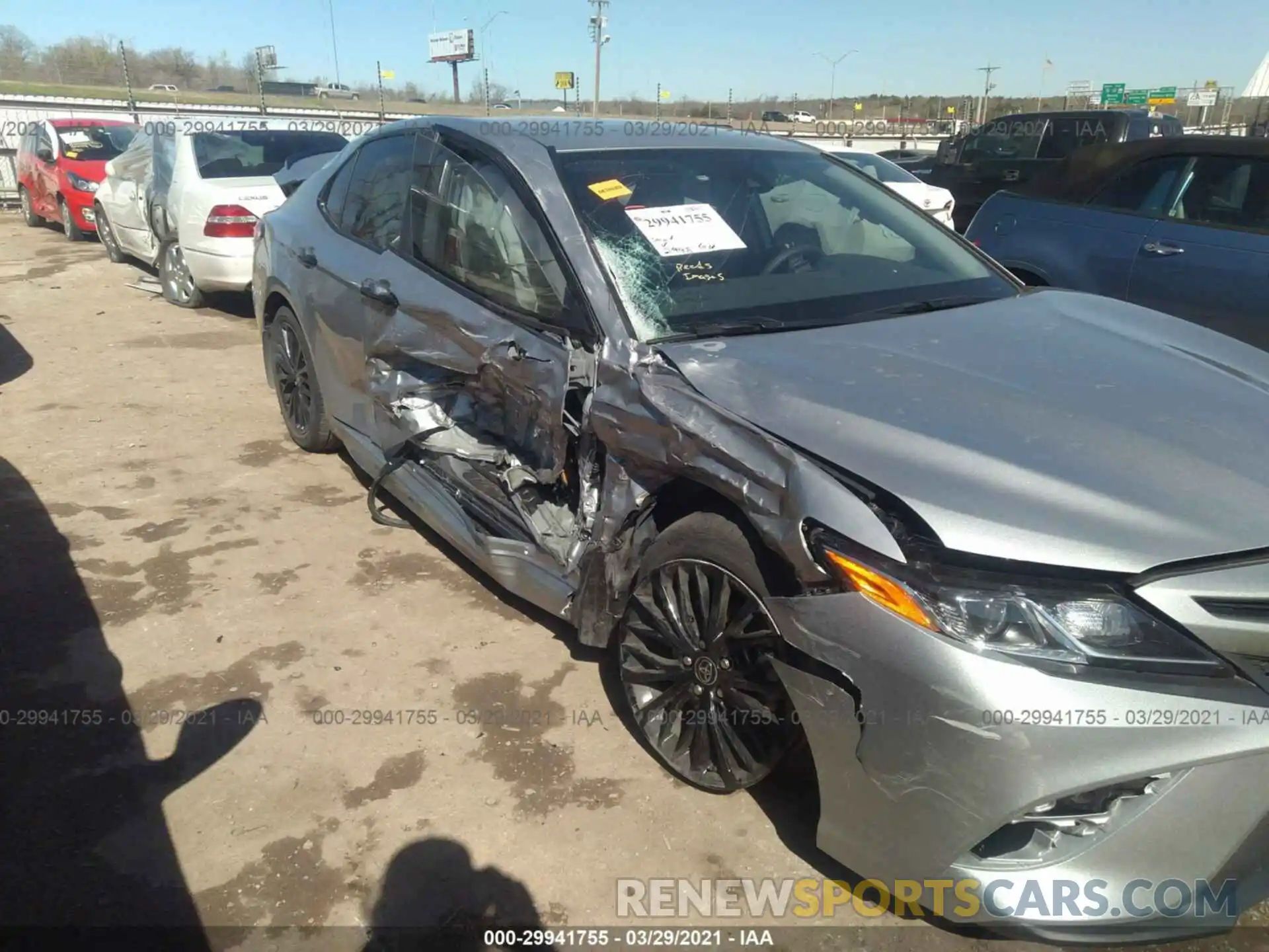 6 Photograph of a damaged car 4T1G11AK2LU377004 TOYOTA CAMRY 2020