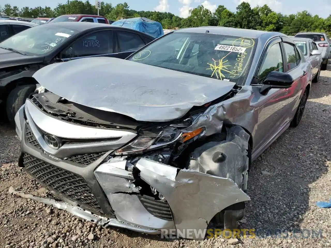 2 Photograph of a damaged car 4T1G11AK2LU387449 TOYOTA CAMRY 2020