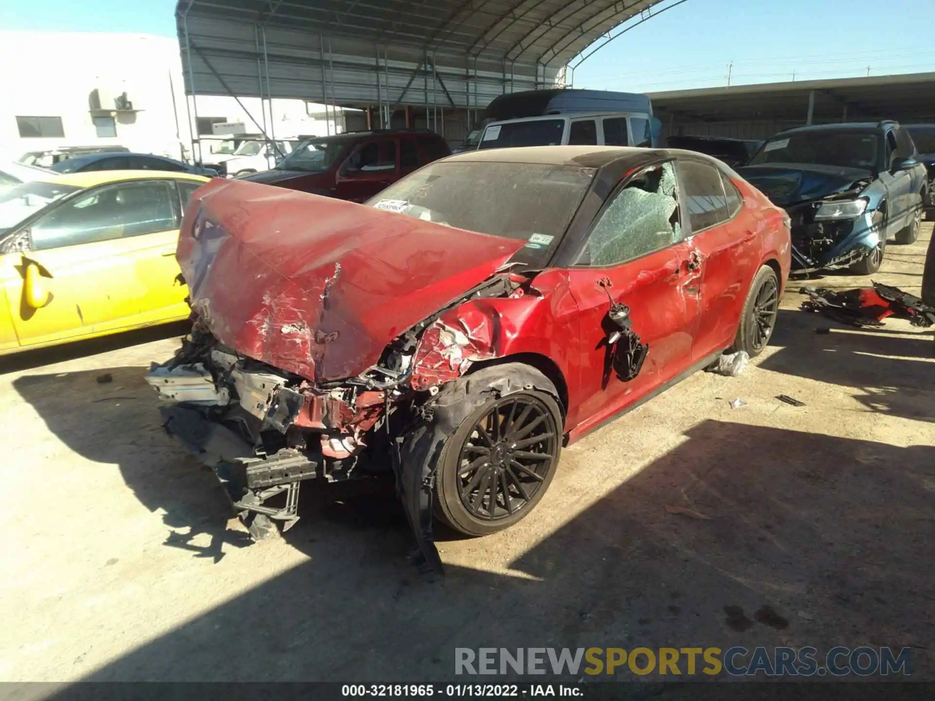 2 Photograph of a damaged car 4T1G11AK2LU397088 TOYOTA CAMRY 2020