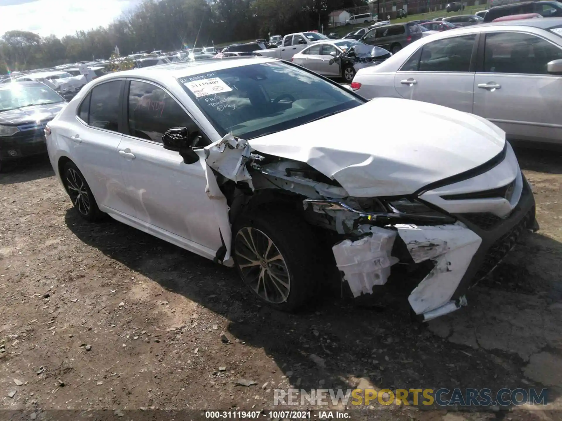 1 Photograph of a damaged car 4T1G11AK2LU397320 TOYOTA CAMRY 2020