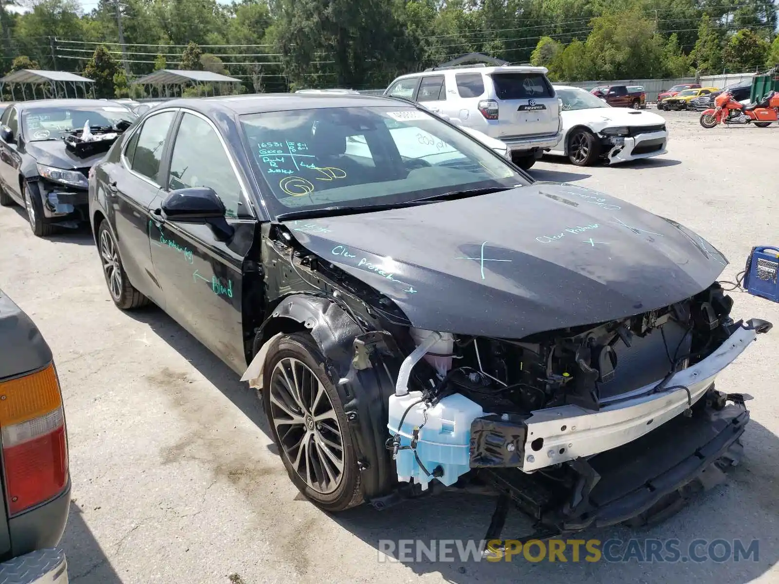 1 Photograph of a damaged car 4T1G11AK2LU503684 TOYOTA CAMRY 2020