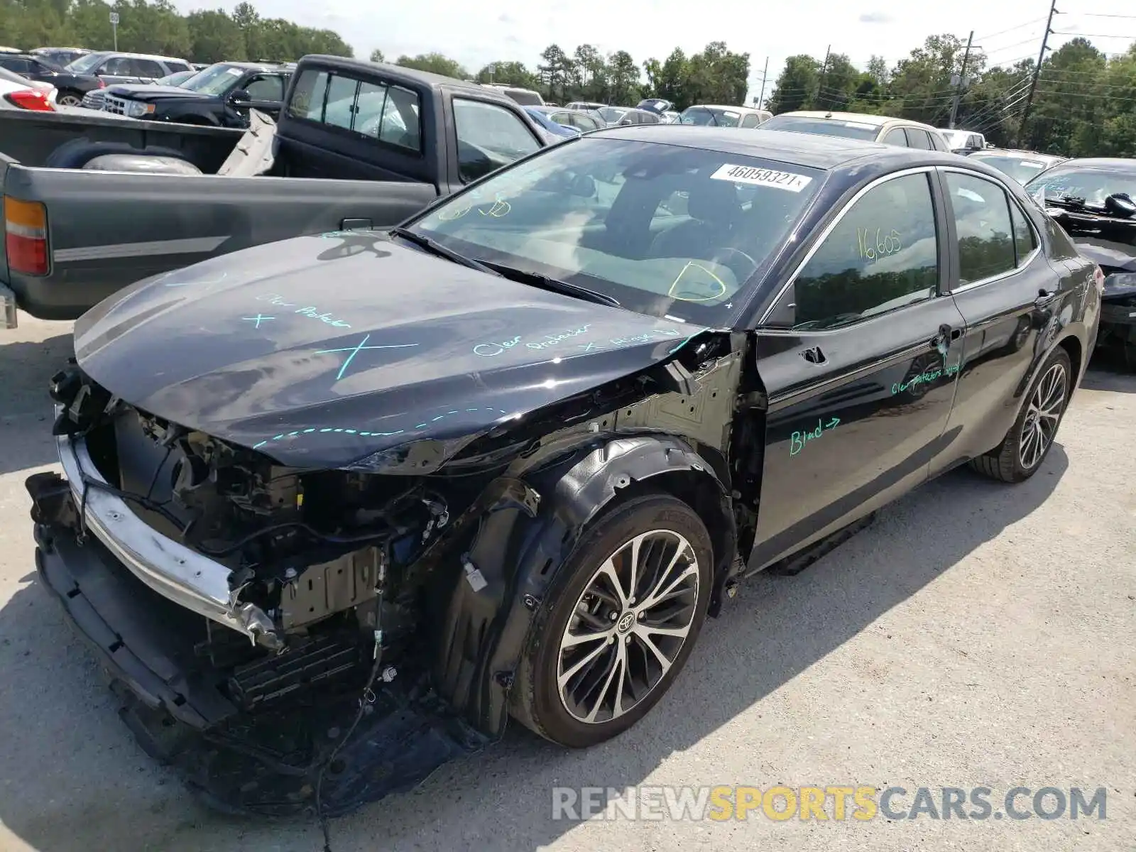 2 Photograph of a damaged car 4T1G11AK2LU503684 TOYOTA CAMRY 2020