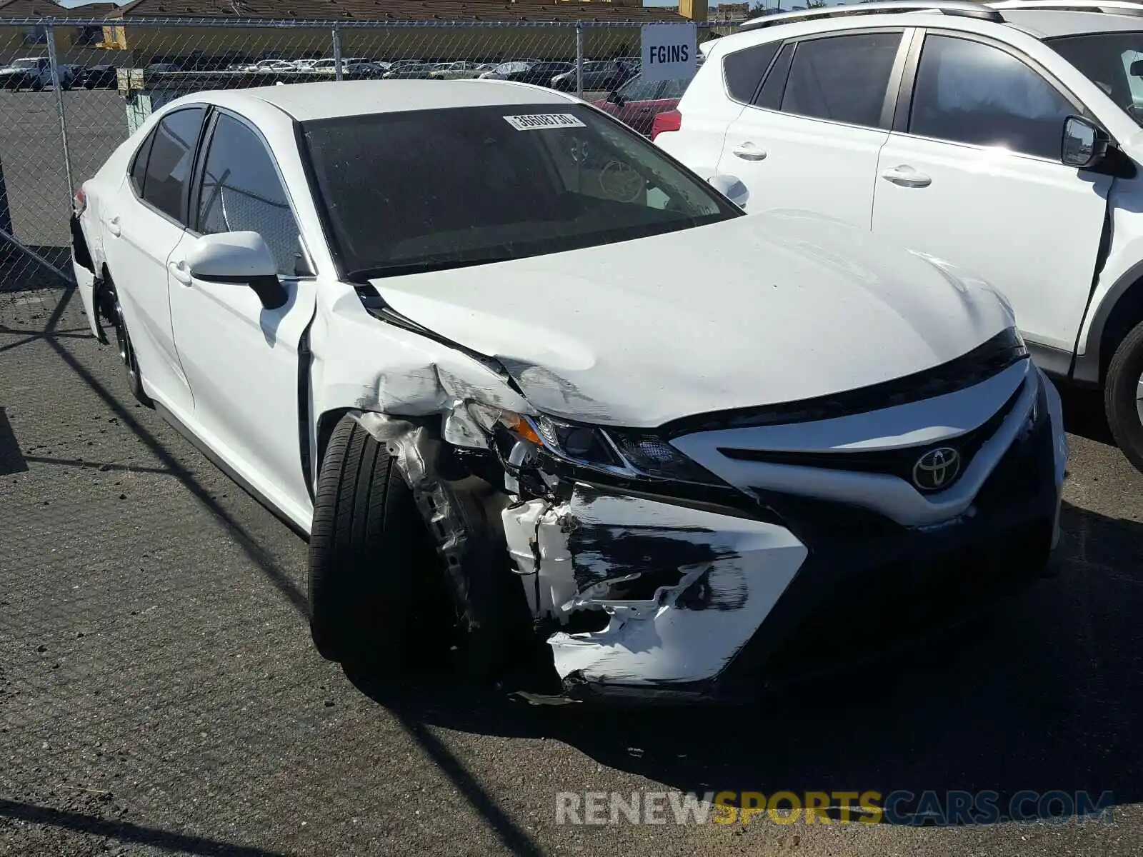 1 Photograph of a damaged car 4T1G11AK2LU859732 TOYOTA CAMRY 2020