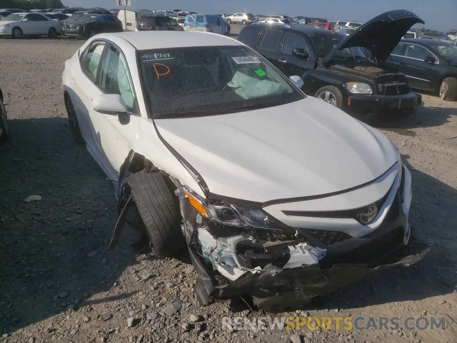 1 Photograph of a damaged car 4T1G11AK2LU867412 TOYOTA CAMRY 2020