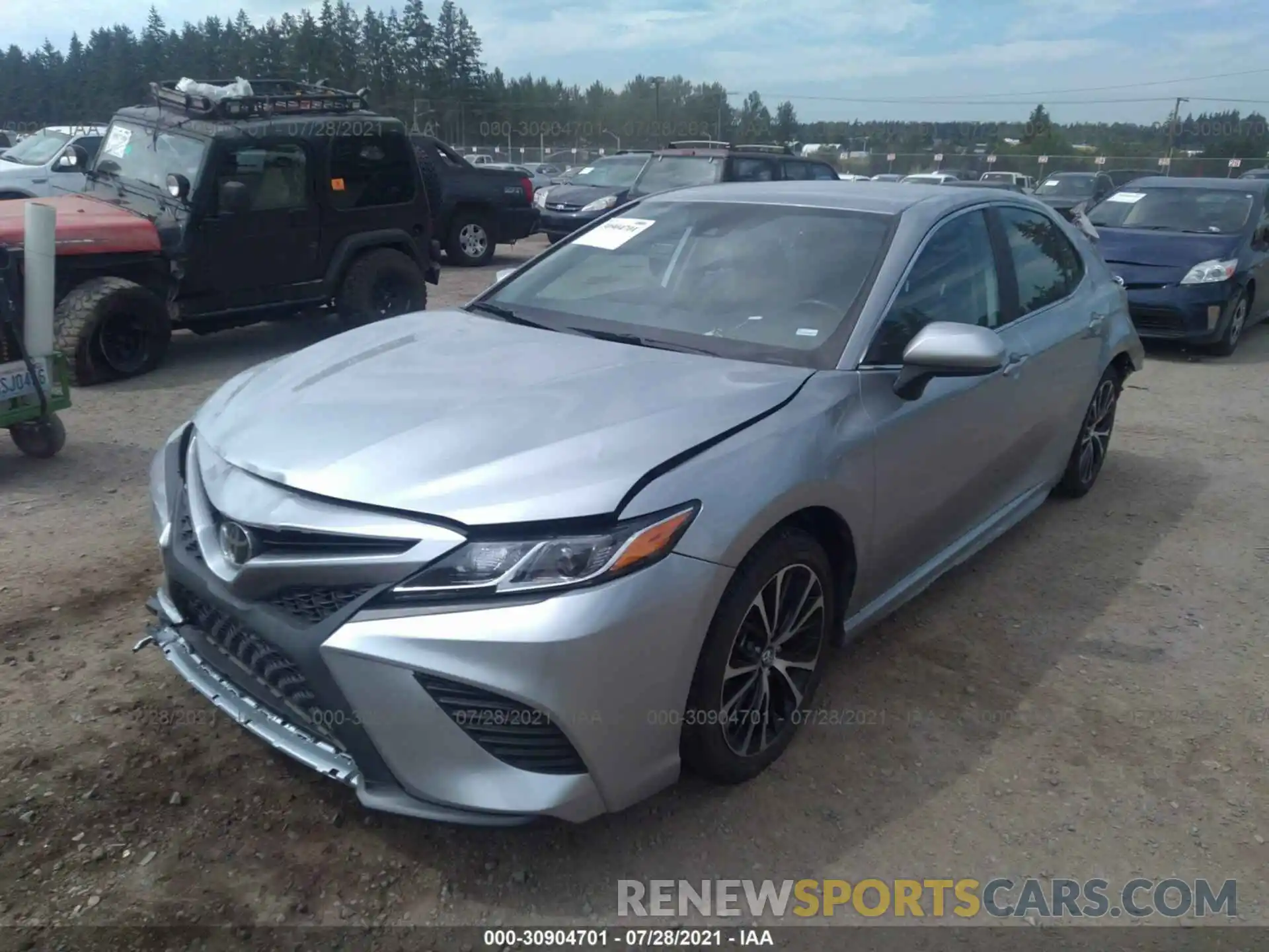 2 Photograph of a damaged car 4T1G11AK2LU869709 TOYOTA CAMRY 2020