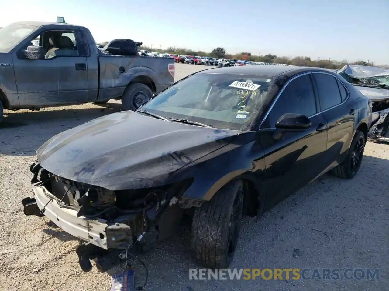 2 Photograph of a damaged car 4T1G11AK2LU878653 TOYOTA CAMRY 2020