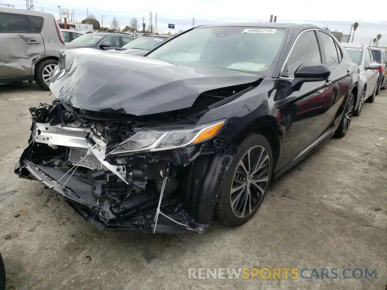 2 Photograph of a damaged car 4T1G11AK2LU895615 TOYOTA CAMRY 2020