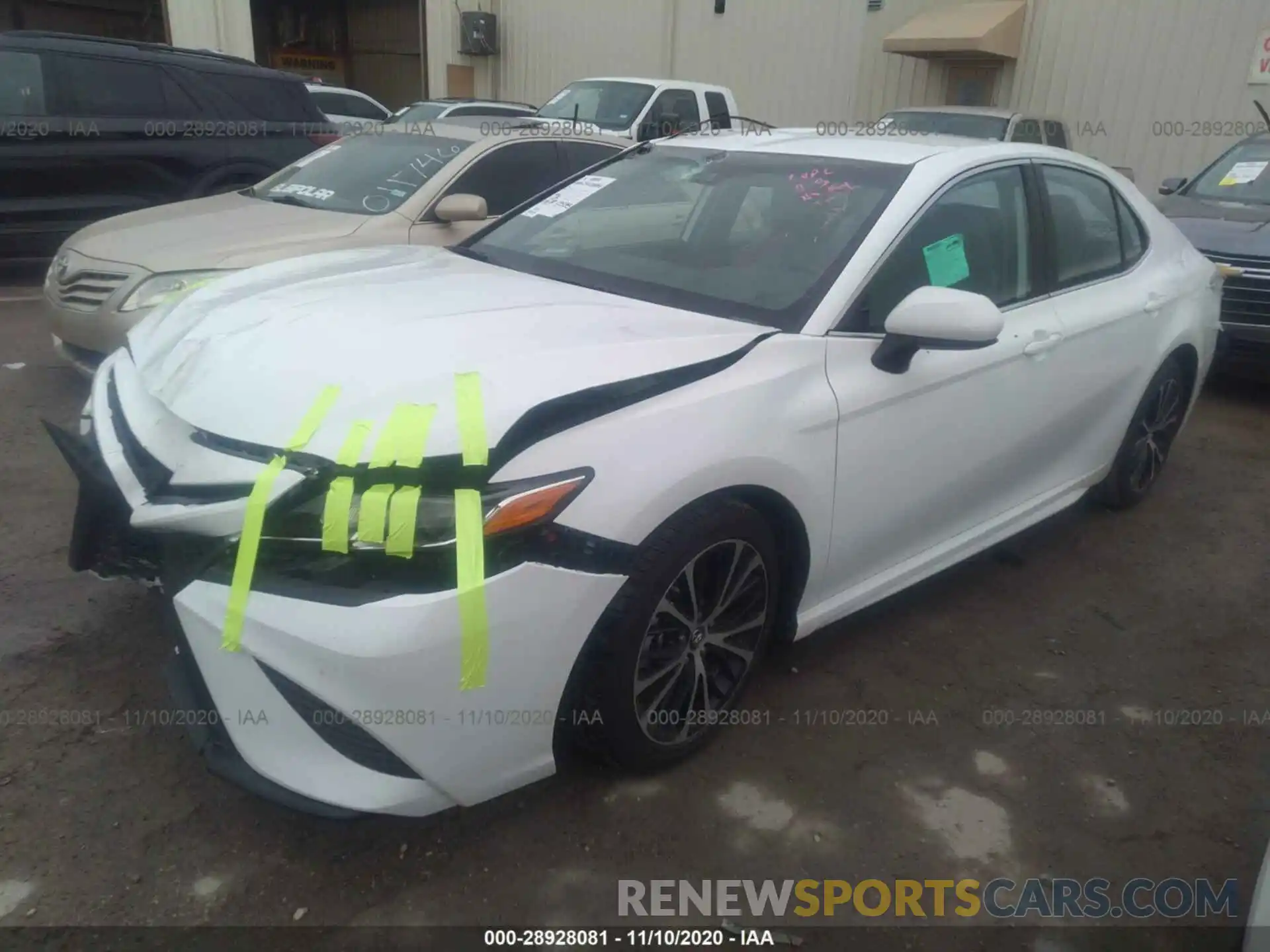 2 Photograph of a damaged car 4T1G11AK2LU903261 TOYOTA CAMRY 2020