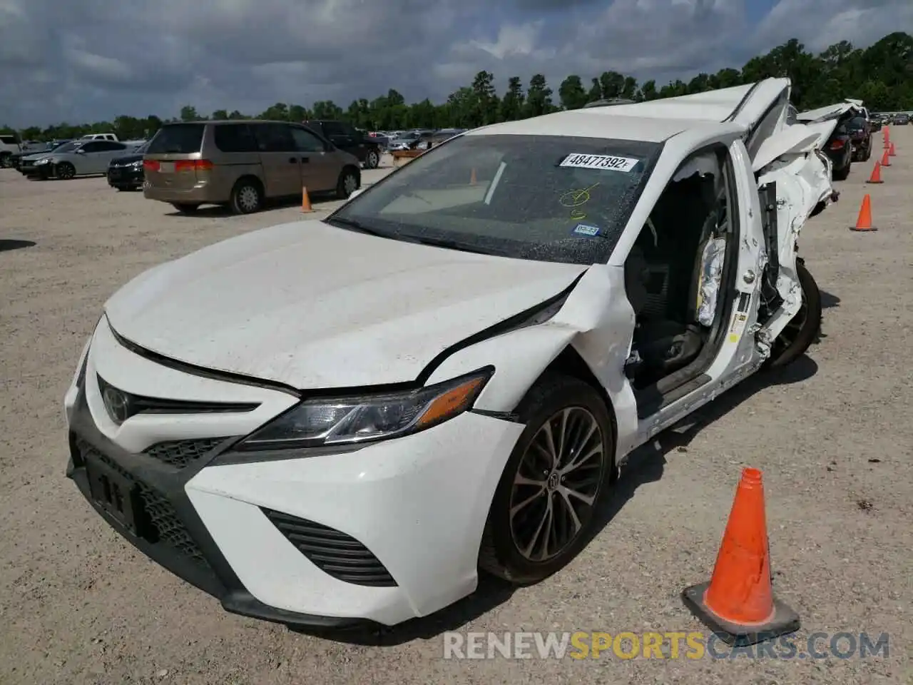 2 Photograph of a damaged car 4T1G11AK2LU907763 TOYOTA CAMRY 2020