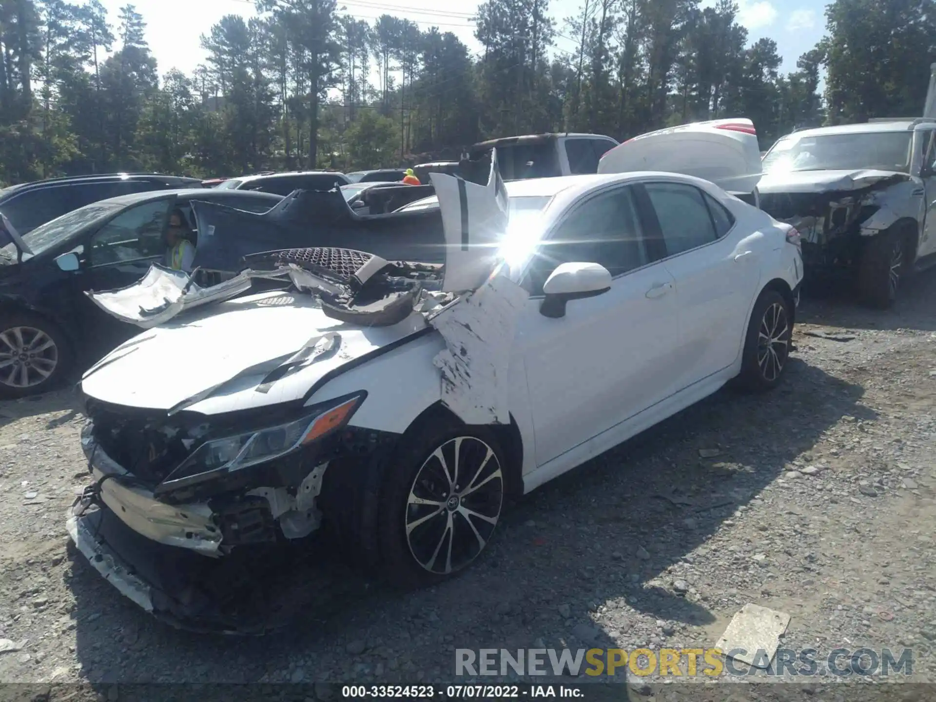 2 Photograph of a damaged car 4T1G11AK2LU921632 TOYOTA CAMRY 2020