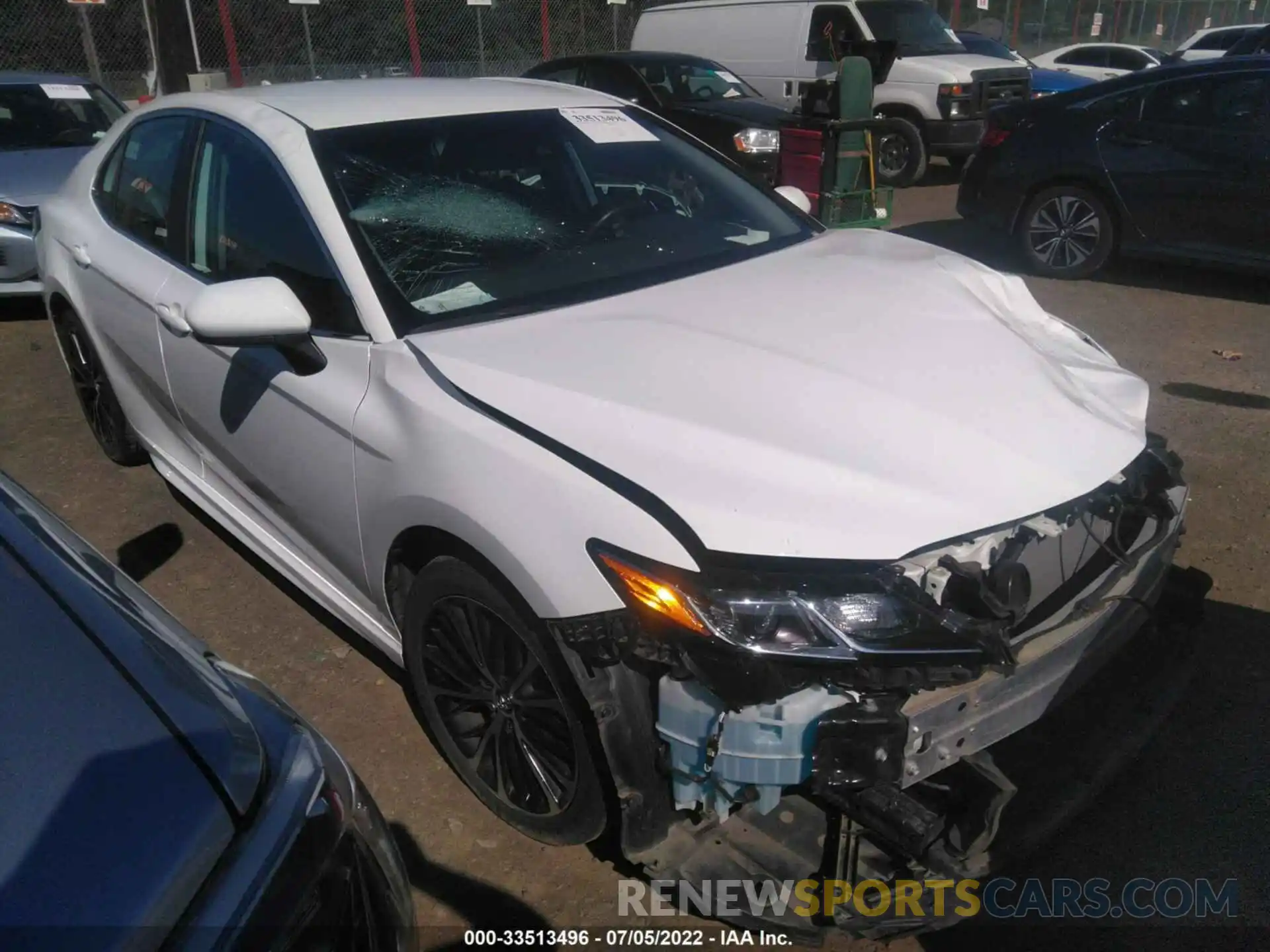 1 Photograph of a damaged car 4T1G11AK2LU927382 TOYOTA CAMRY 2020