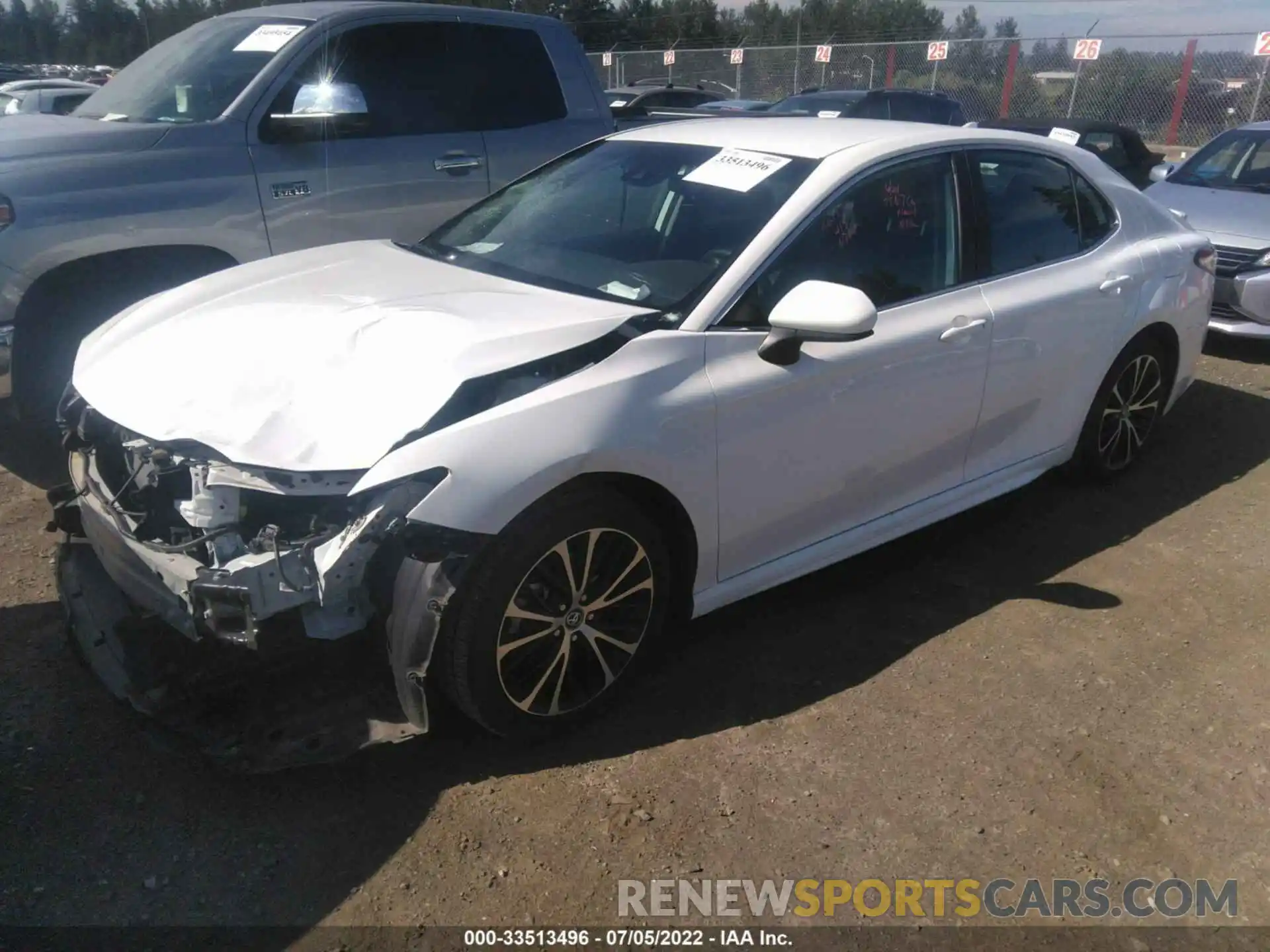 2 Photograph of a damaged car 4T1G11AK2LU927382 TOYOTA CAMRY 2020