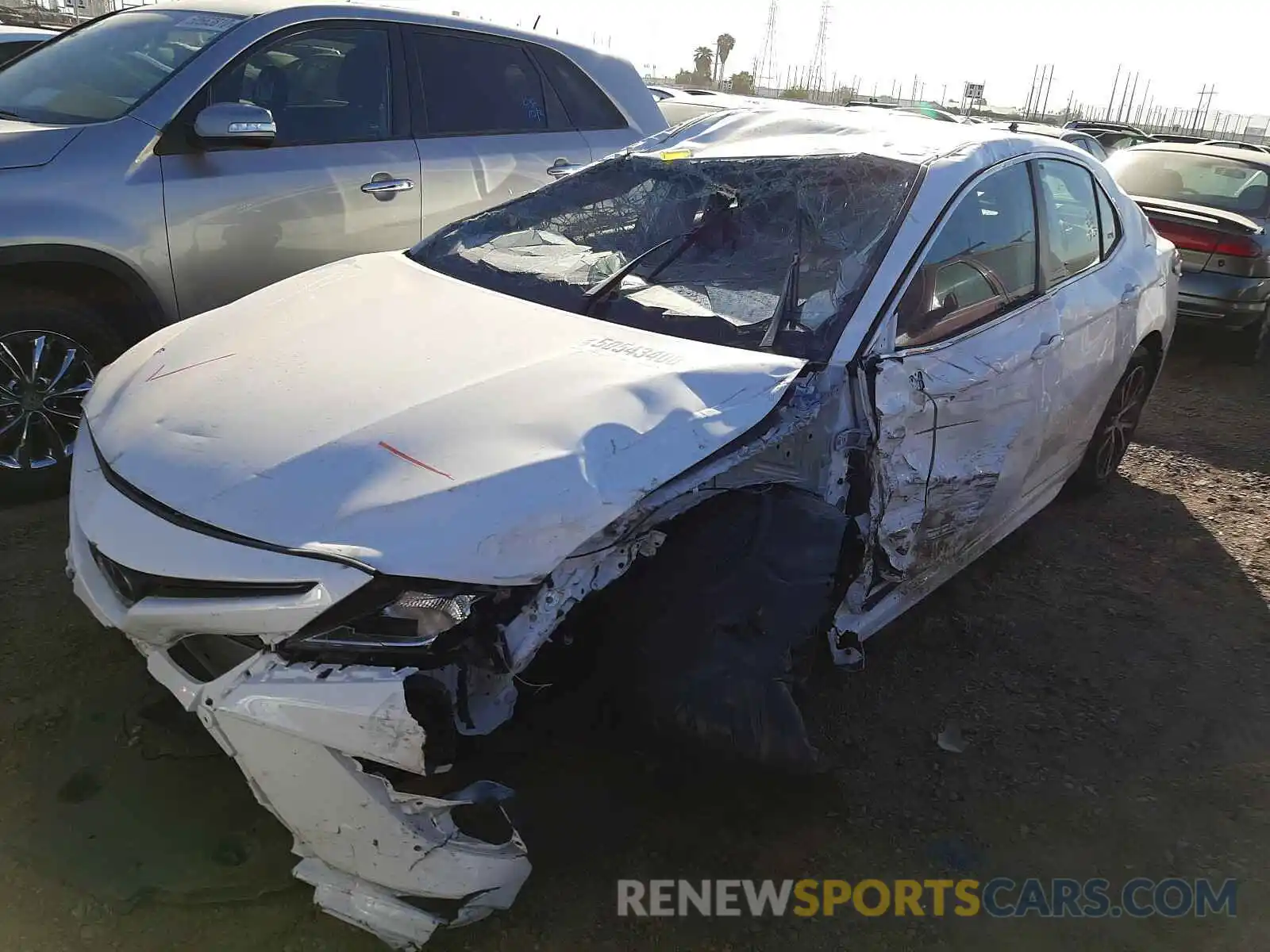 2 Photograph of a damaged car 4T1G11AK2LU927625 TOYOTA CAMRY 2020