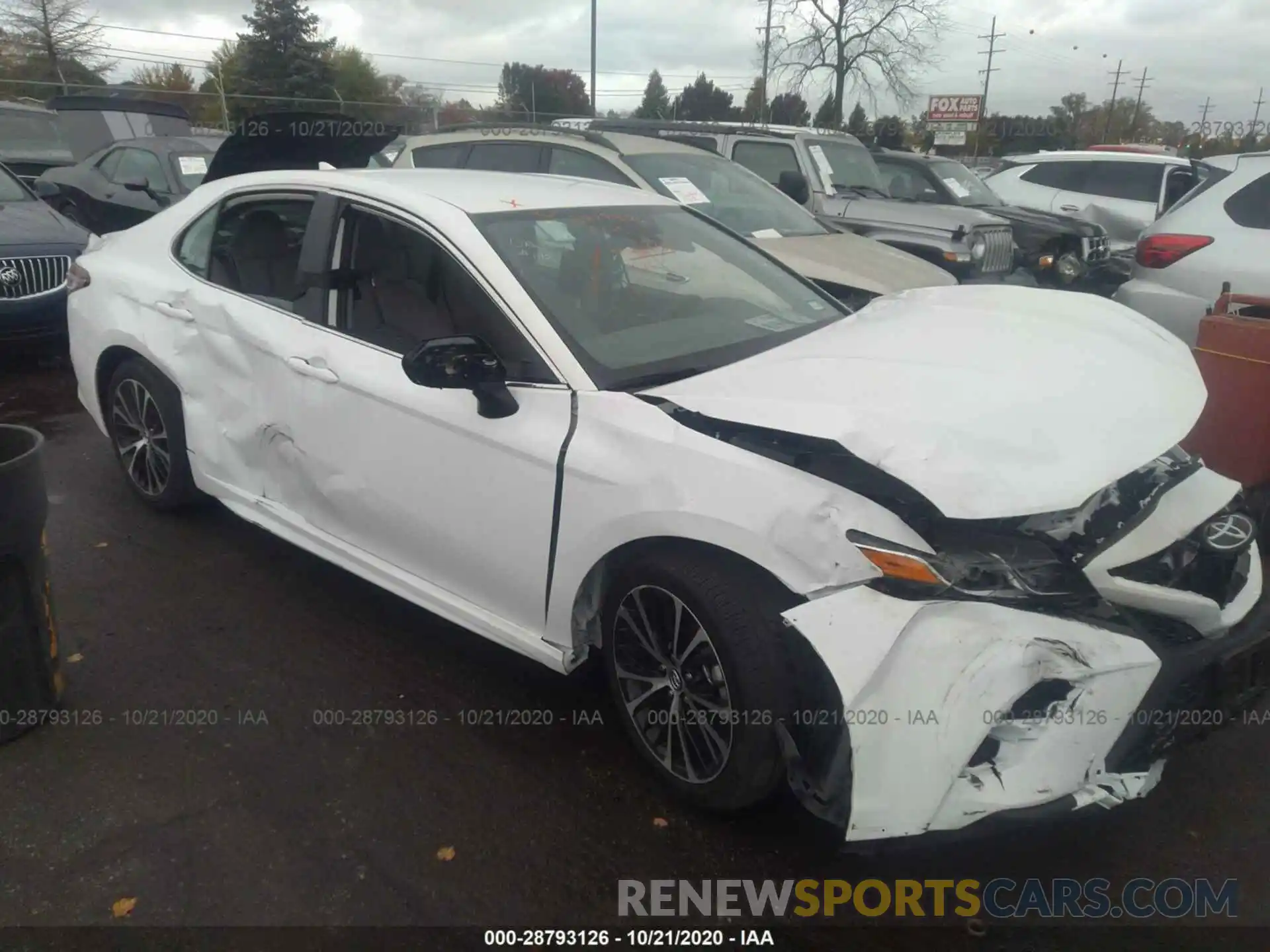 1 Photograph of a damaged car 4T1G11AK2LU928242 TOYOTA CAMRY 2020