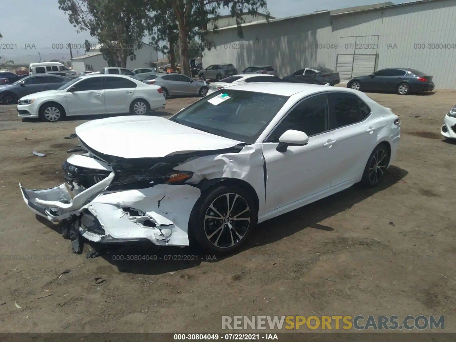 2 Photograph of a damaged car 4T1G11AK2LU938768 TOYOTA CAMRY 2020