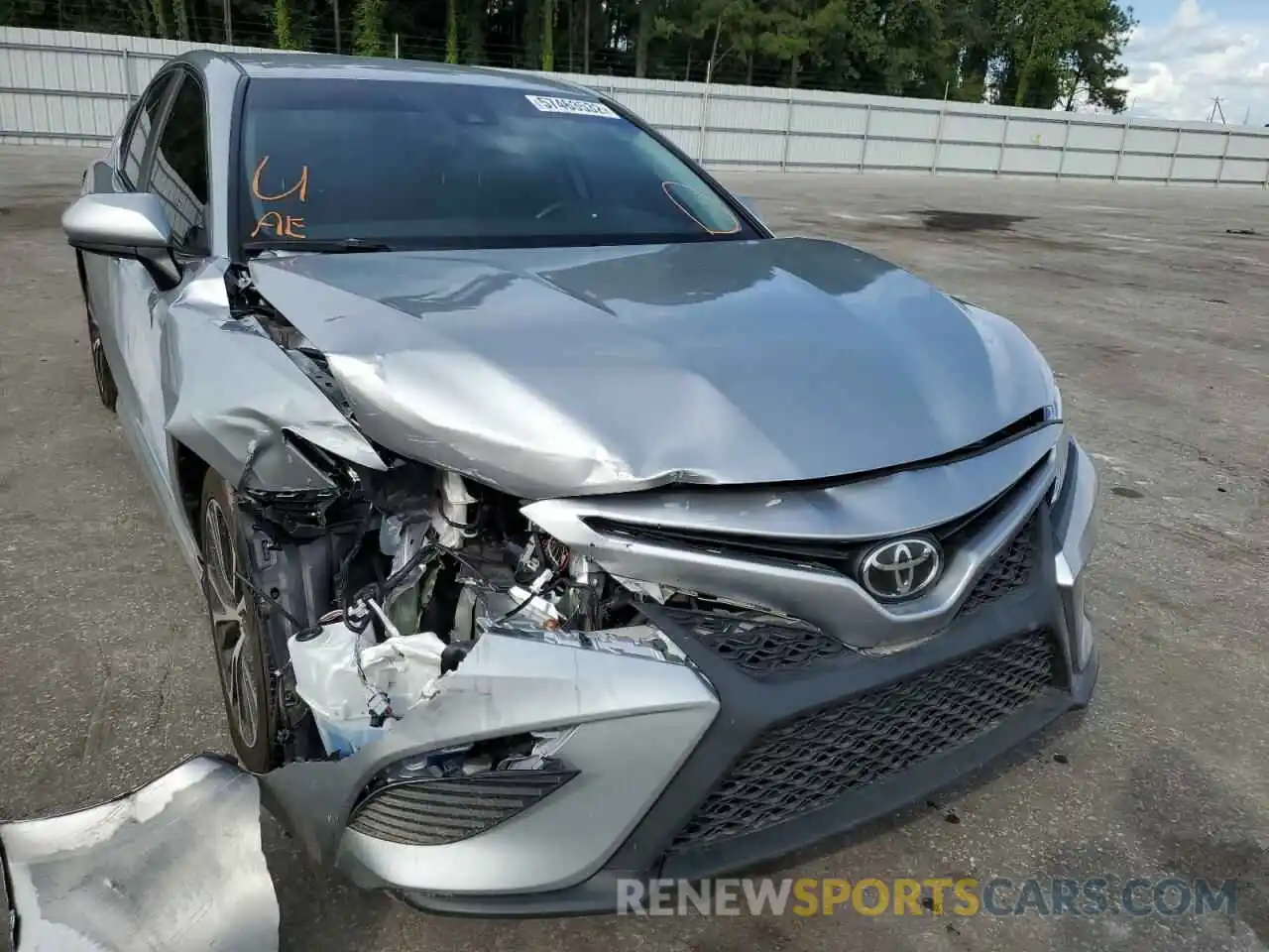 9 Photograph of a damaged car 4T1G11AK2LU939189 TOYOTA CAMRY 2020