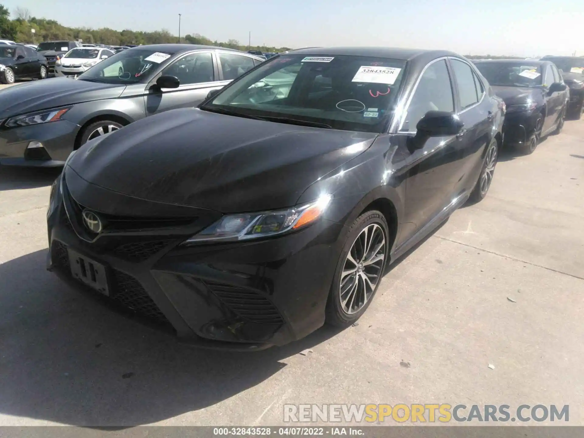 2 Photograph of a damaged car 4T1G11AK2LU942268 TOYOTA CAMRY 2020