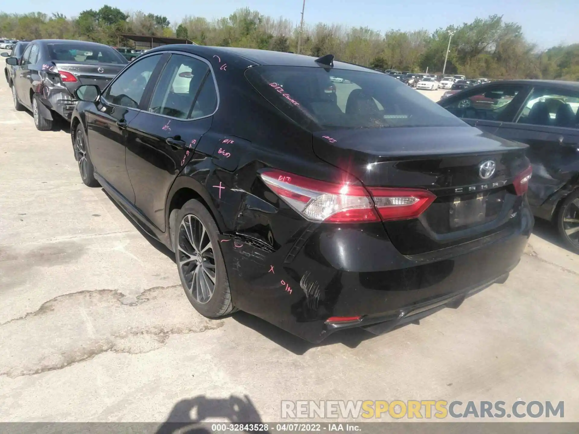 3 Photograph of a damaged car 4T1G11AK2LU942268 TOYOTA CAMRY 2020