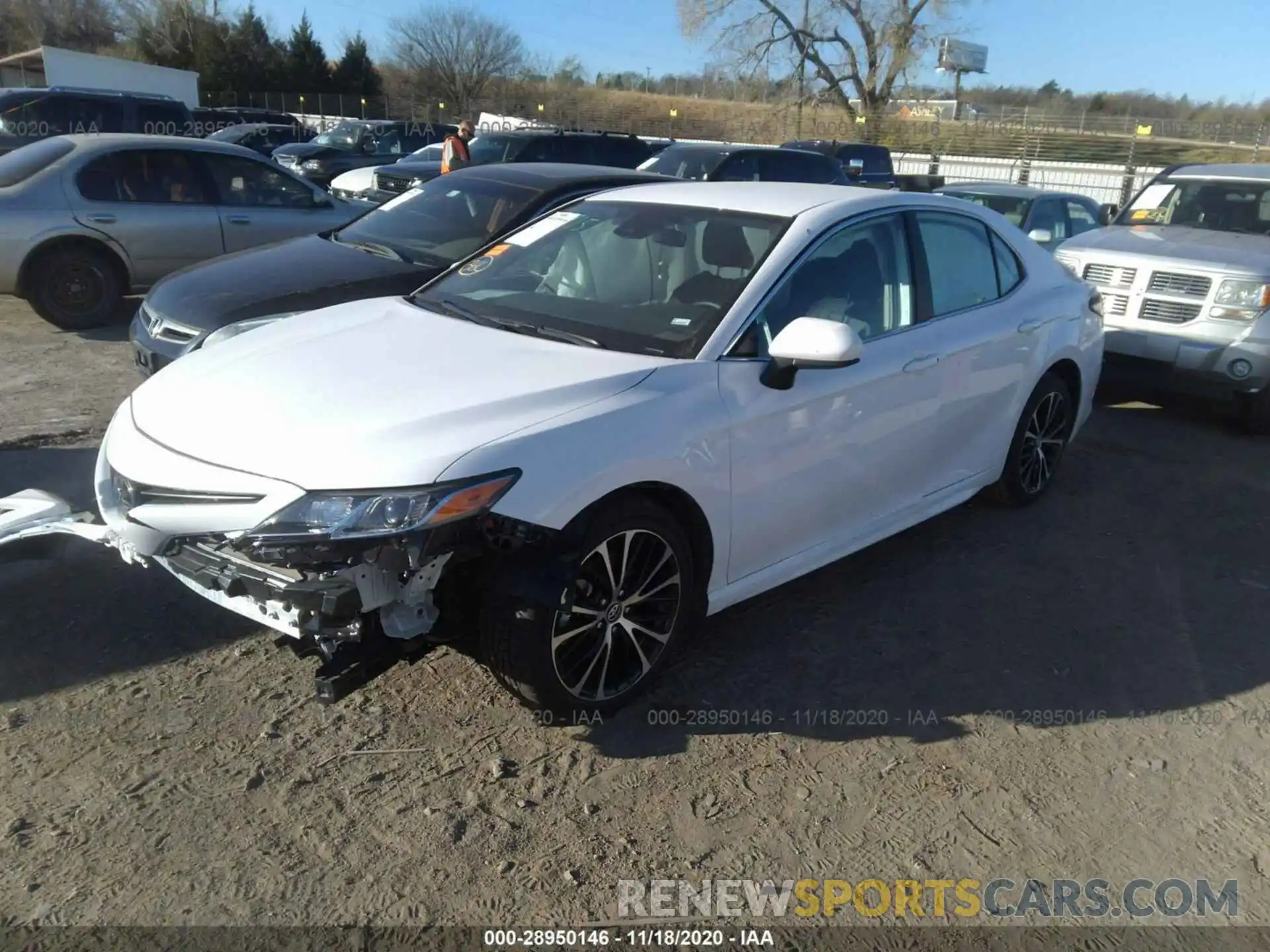 2 Photograph of a damaged car 4T1G11AK2LU943453 TOYOTA CAMRY 2020