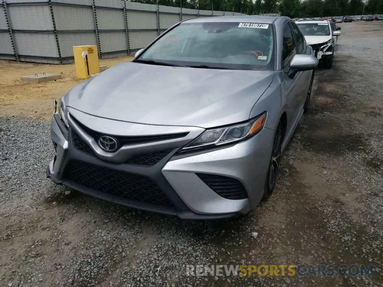 2 Photograph of a damaged car 4T1G11AK2LU950161 TOYOTA CAMRY 2020