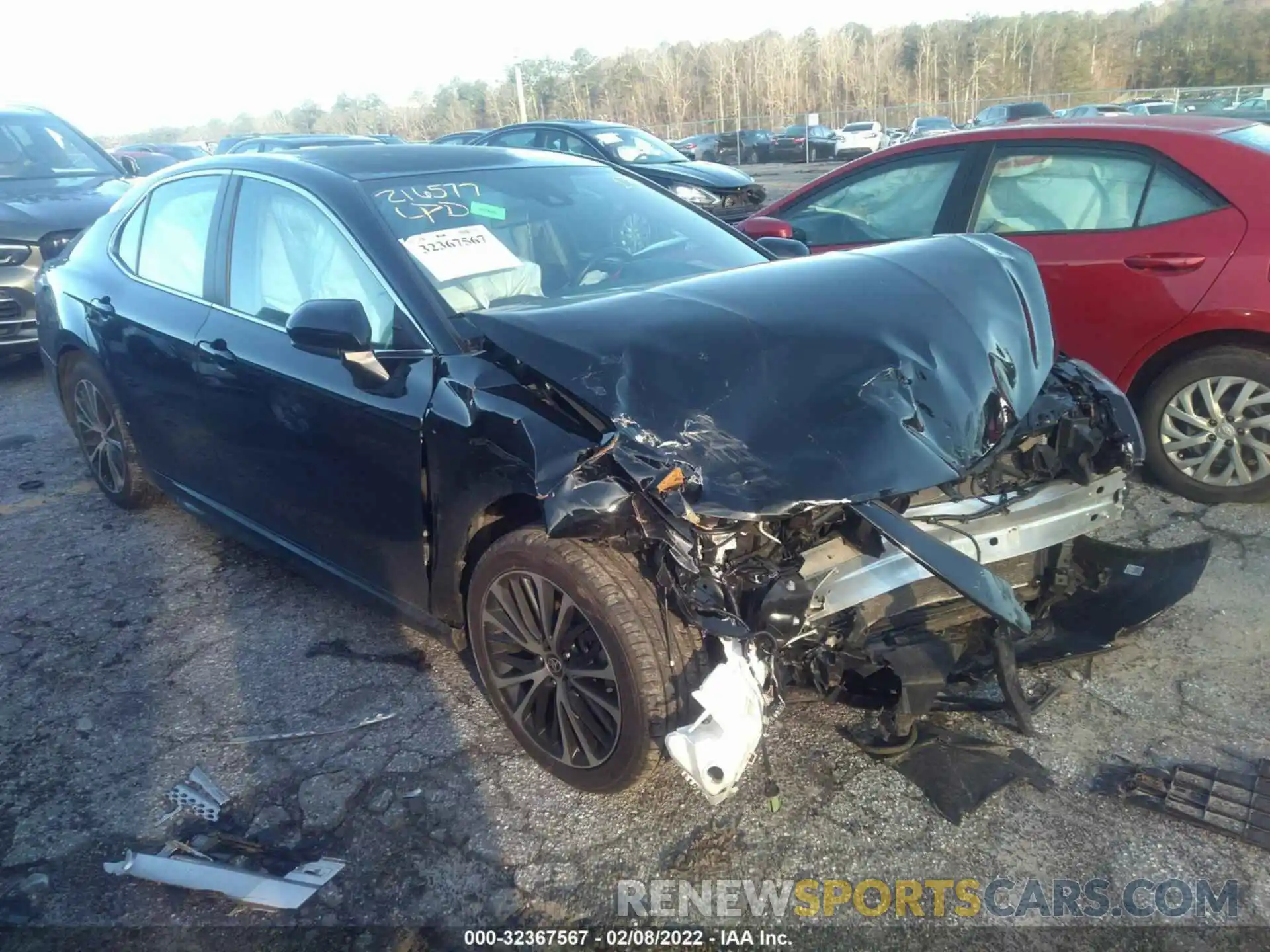 1 Photograph of a damaged car 4T1G11AK2LU973326 TOYOTA CAMRY 2020