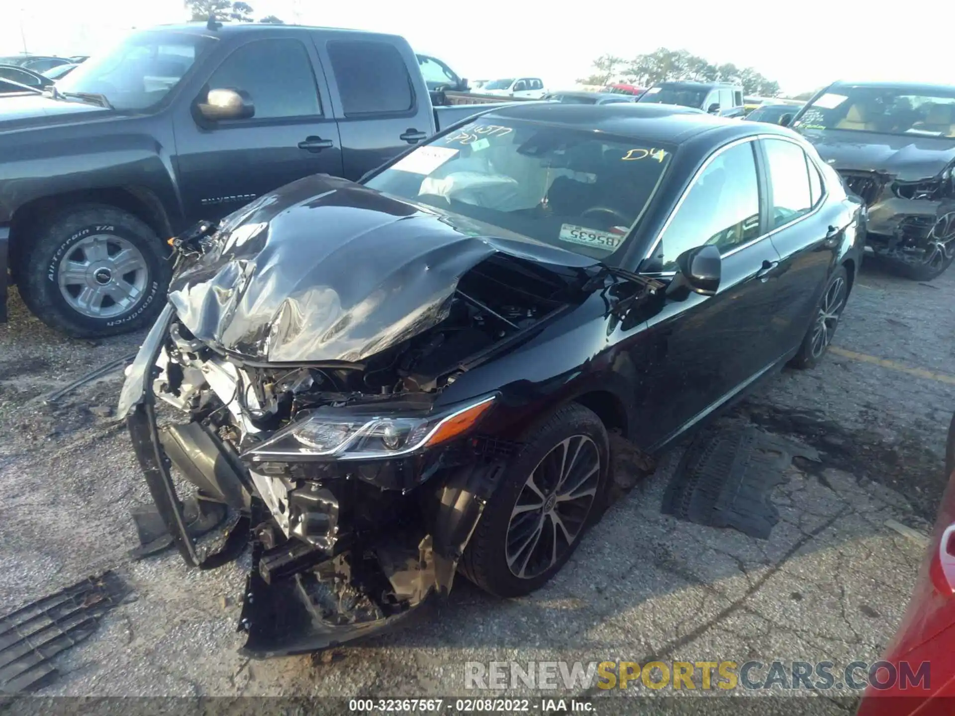 2 Photograph of a damaged car 4T1G11AK2LU973326 TOYOTA CAMRY 2020