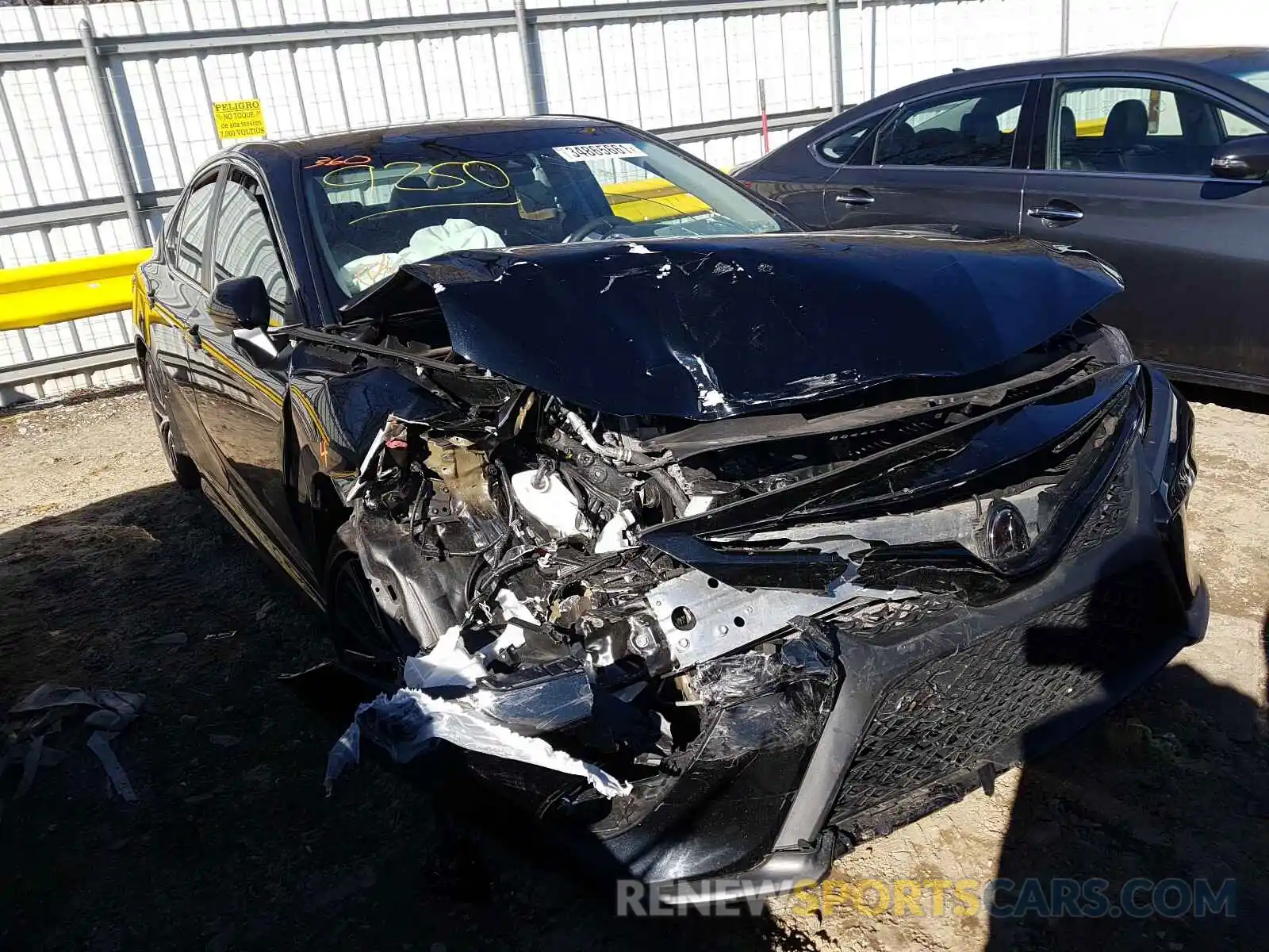 1 Photograph of a damaged car 4T1G11AK3LU300898 TOYOTA CAMRY 2020