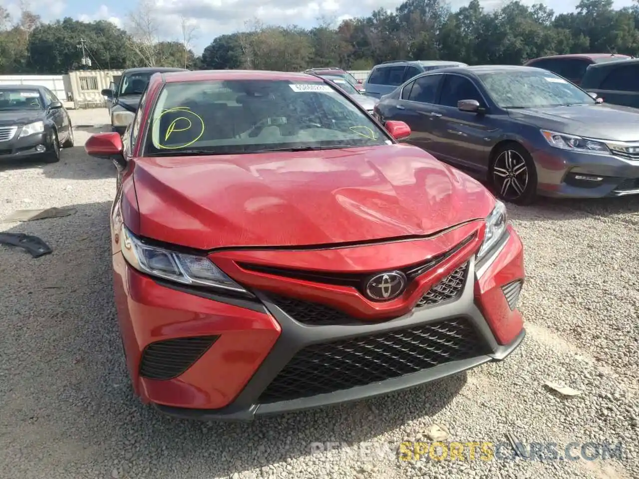 9 Photograph of a damaged car 4T1G11AK3LU304806 TOYOTA CAMRY 2020