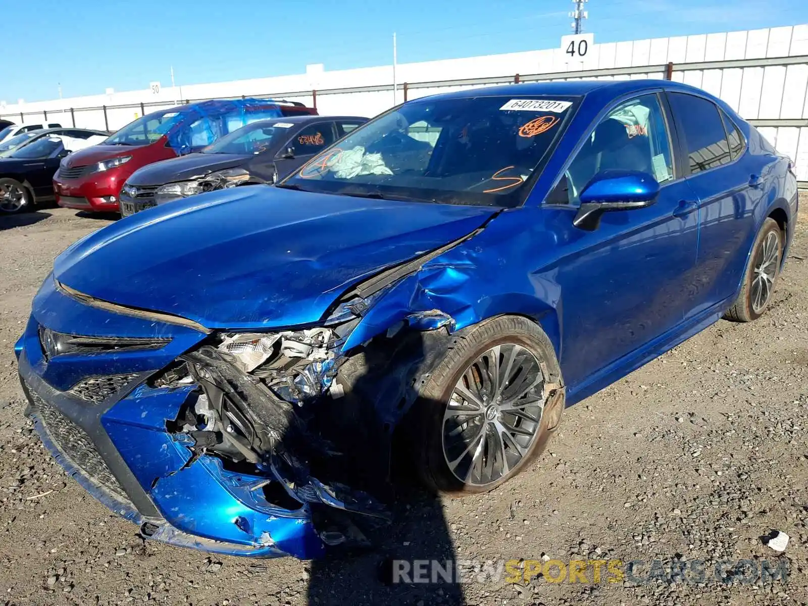 2 Photograph of a damaged car 4T1G11AK3LU306667 TOYOTA CAMRY 2020