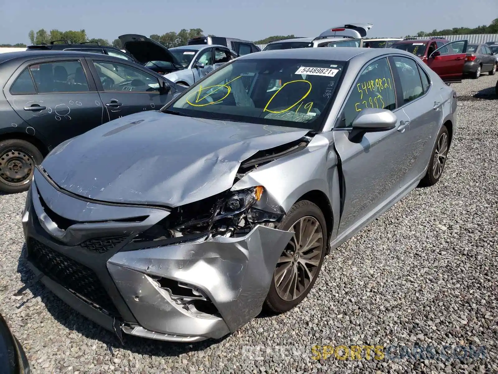 2 Photograph of a damaged car 4T1G11AK3LU306748 TOYOTA CAMRY 2020