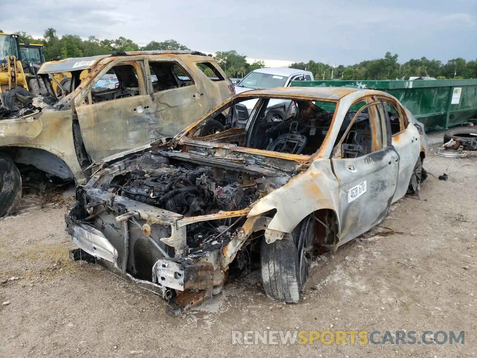 2 Photograph of a damaged car 4T1G11AK3LU312663 TOYOTA CAMRY 2020