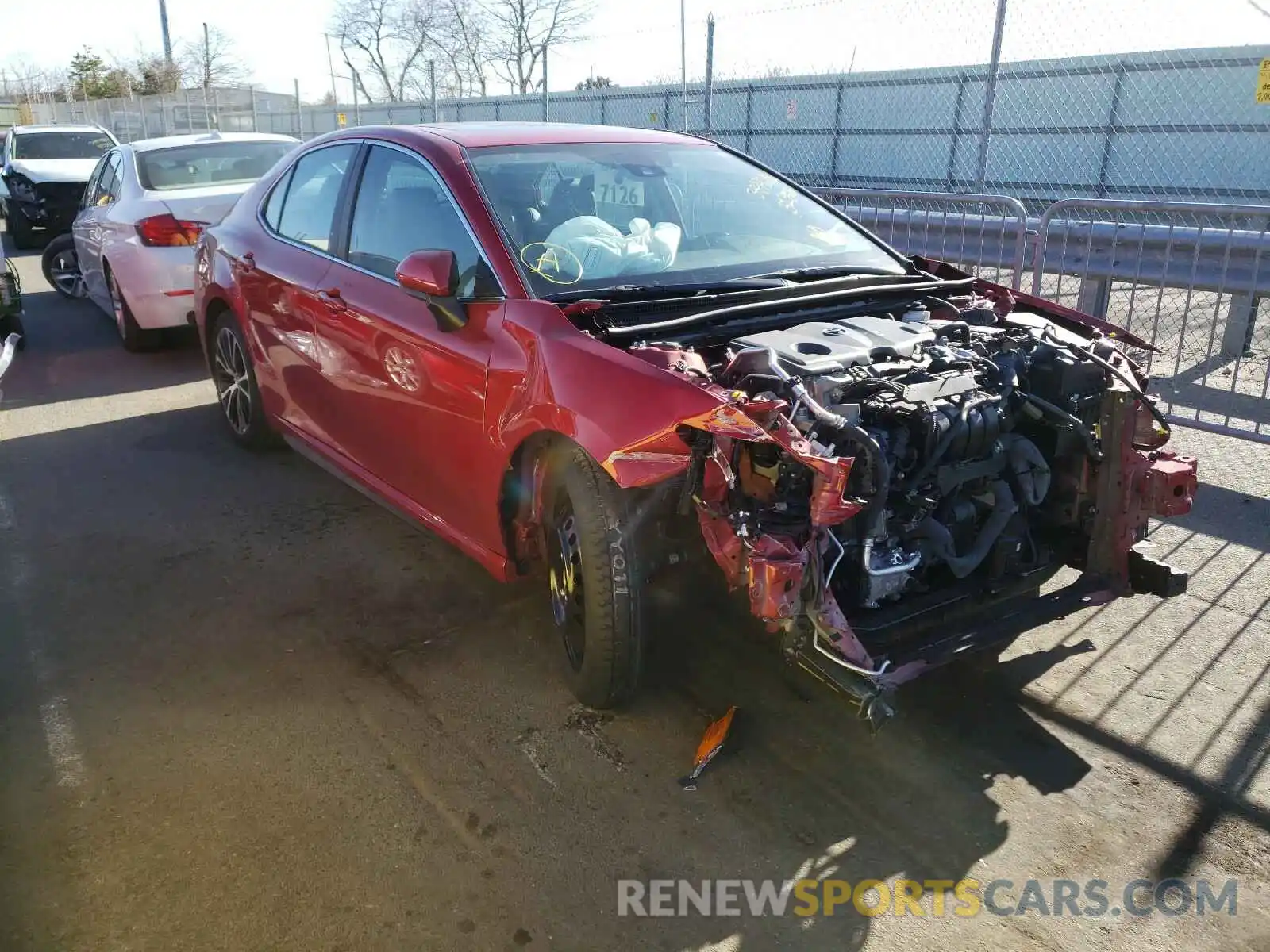 1 Photograph of a damaged car 4T1G11AK3LU313506 TOYOTA CAMRY 2020