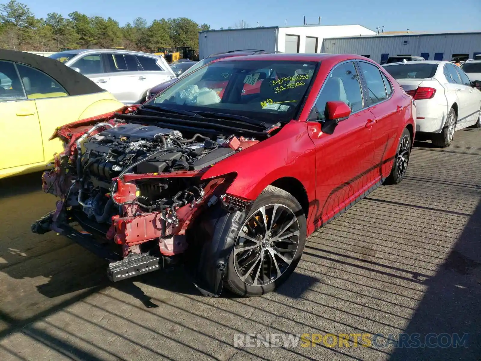 2 Photograph of a damaged car 4T1G11AK3LU313506 TOYOTA CAMRY 2020