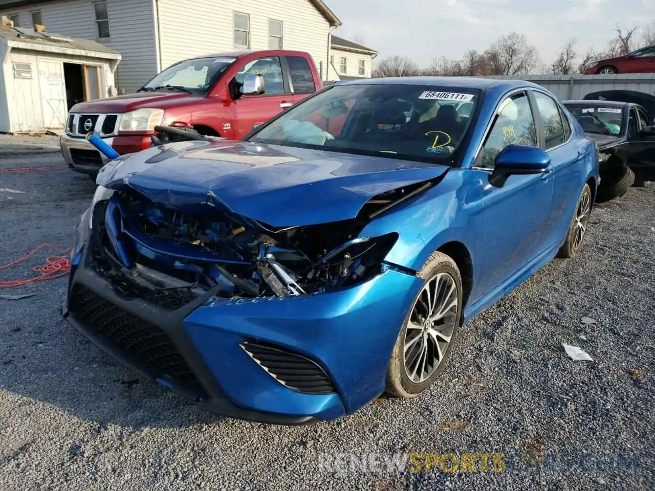 2 Photograph of a damaged car 4T1G11AK3LU313618 TOYOTA CAMRY 2020