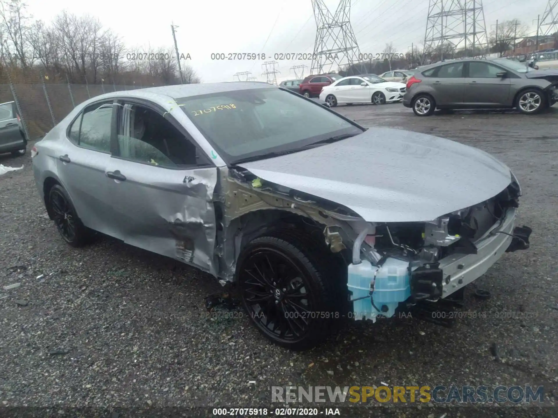 1 Photograph of a damaged car 4T1G11AK3LU313621 TOYOTA CAMRY 2020