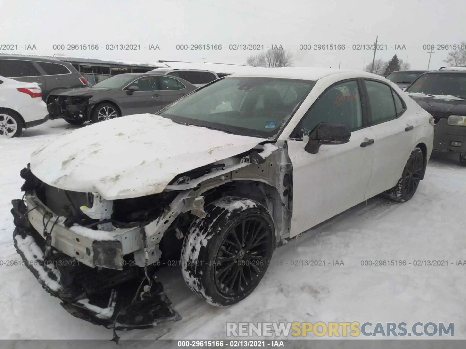 2 Photograph of a damaged car 4T1G11AK3LU314011 TOYOTA CAMRY 2020