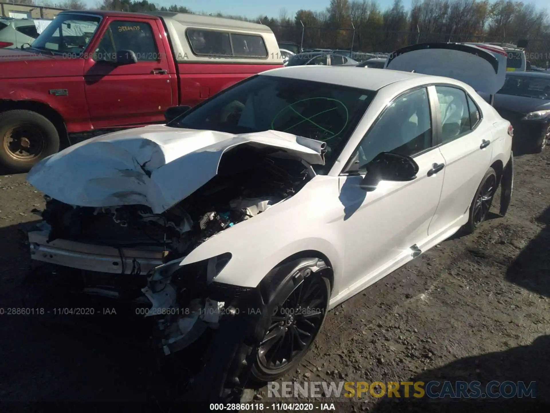 2 Photograph of a damaged car 4T1G11AK3LU320102 TOYOTA CAMRY 2020