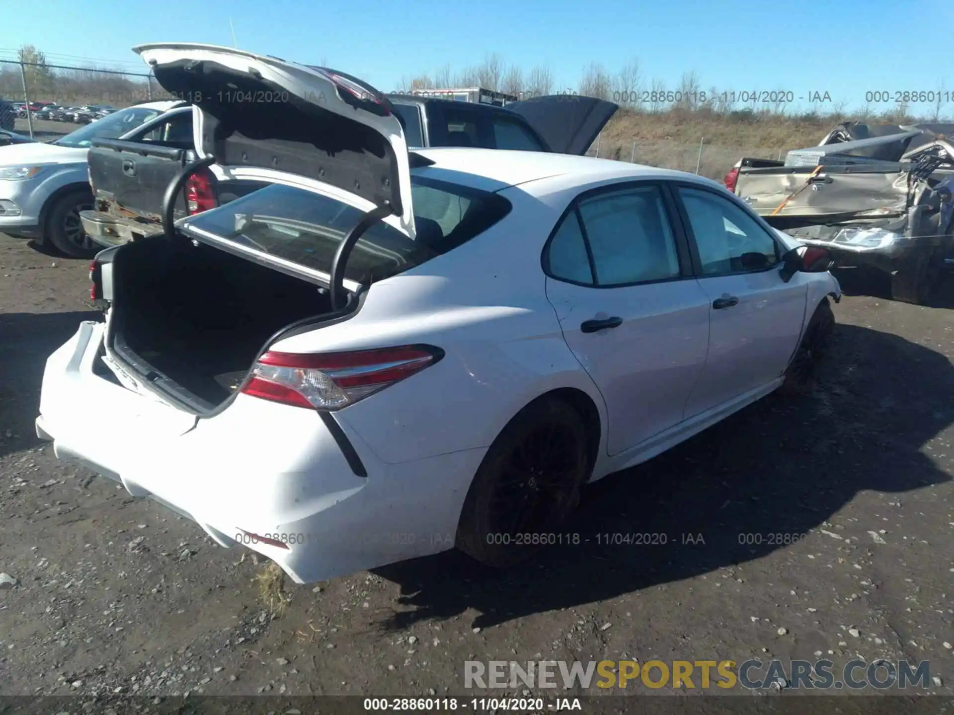 4 Photograph of a damaged car 4T1G11AK3LU320102 TOYOTA CAMRY 2020