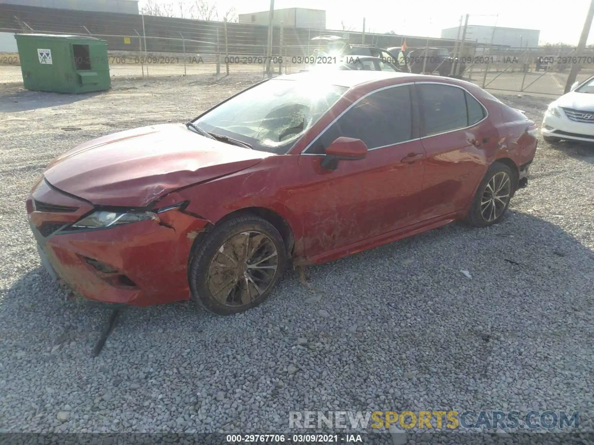 2 Photograph of a damaged car 4T1G11AK3LU321038 TOYOTA CAMRY 2020