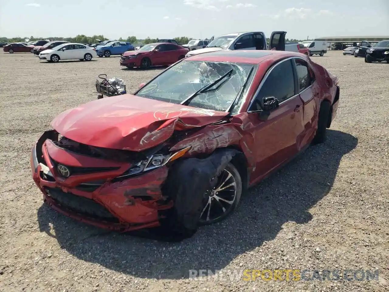 2 Photograph of a damaged car 4T1G11AK3LU321167 TOYOTA CAMRY 2020