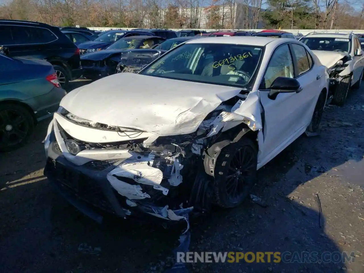 2 Photograph of a damaged car 4T1G11AK3LU322982 TOYOTA CAMRY 2020