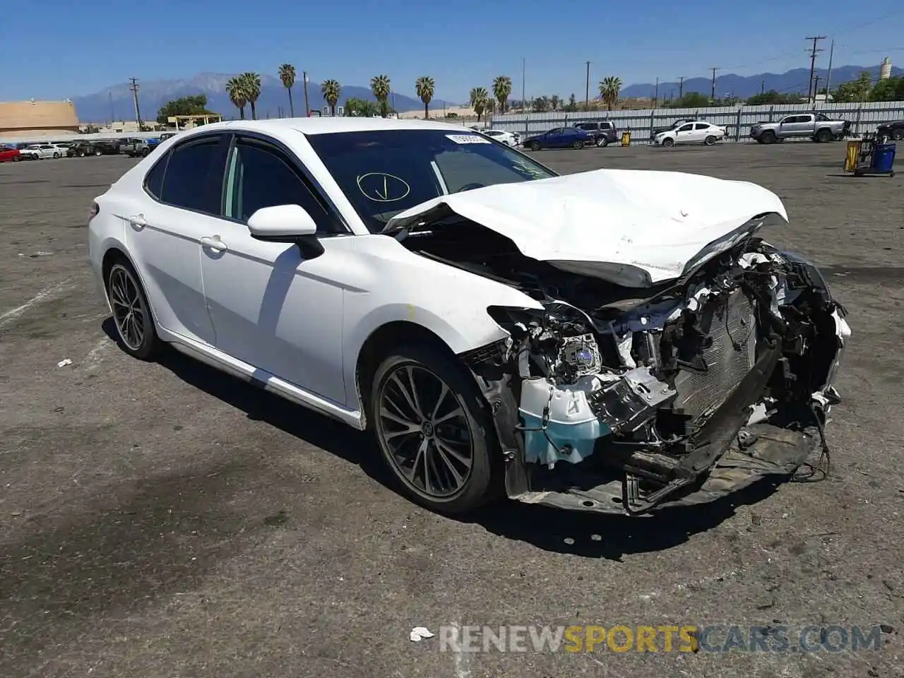 1 Photograph of a damaged car 4T1G11AK3LU327146 TOYOTA CAMRY 2020