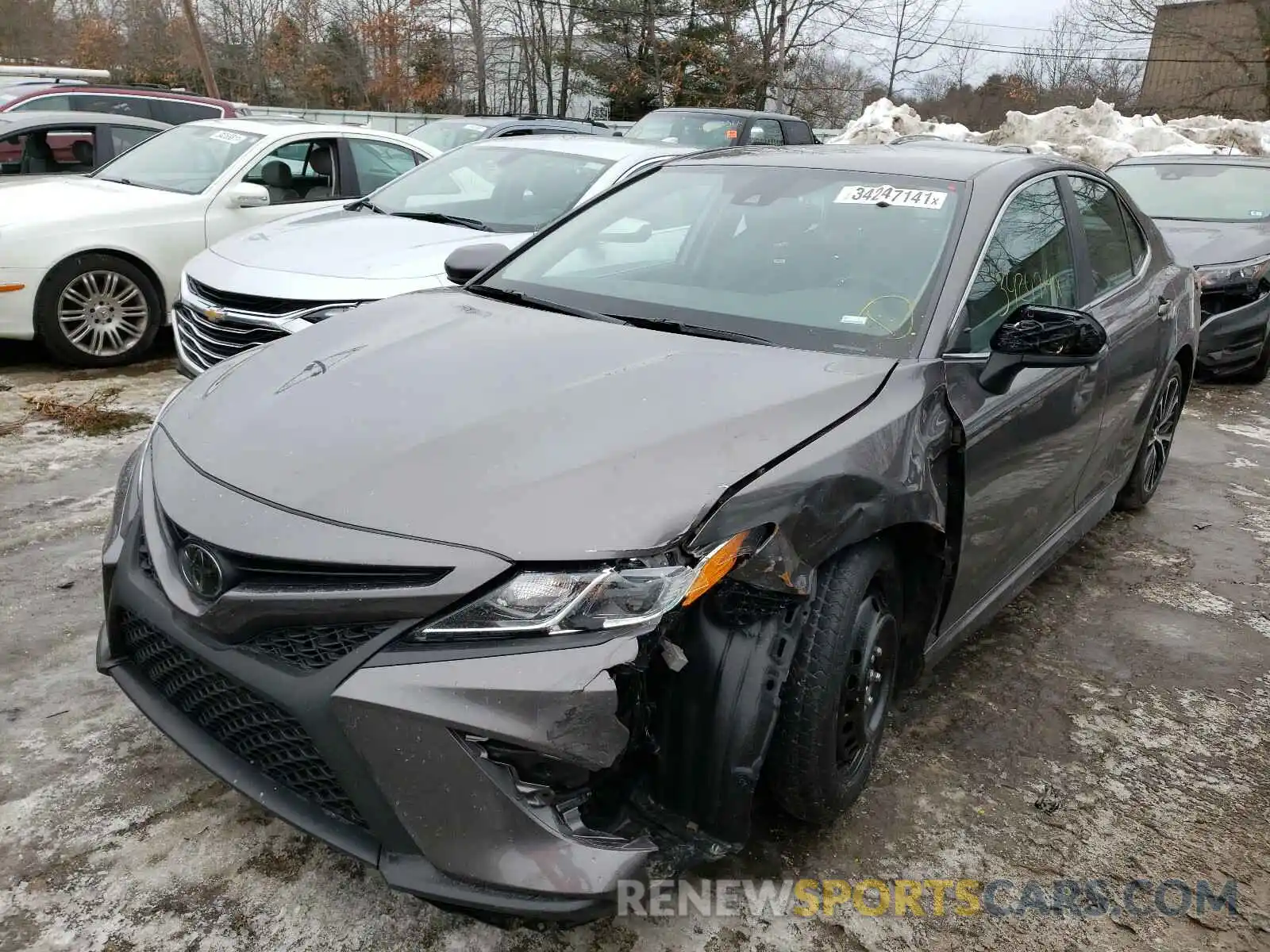 2 Photograph of a damaged car 4T1G11AK3LU327583 TOYOTA CAMRY 2020