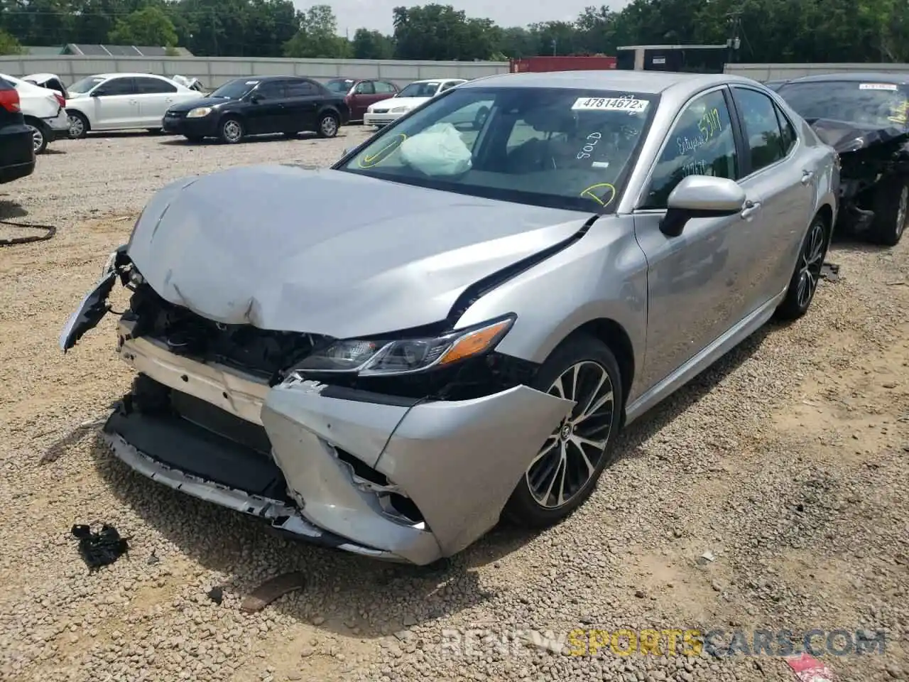 2 Photograph of a damaged car 4T1G11AK3LU327678 TOYOTA CAMRY 2020