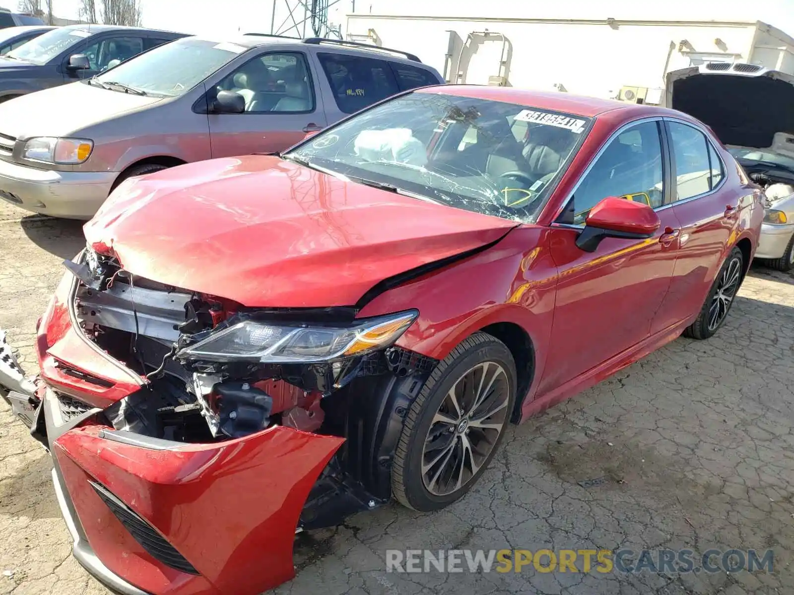 2 Photograph of a damaged car 4T1G11AK3LU332878 TOYOTA CAMRY 2020