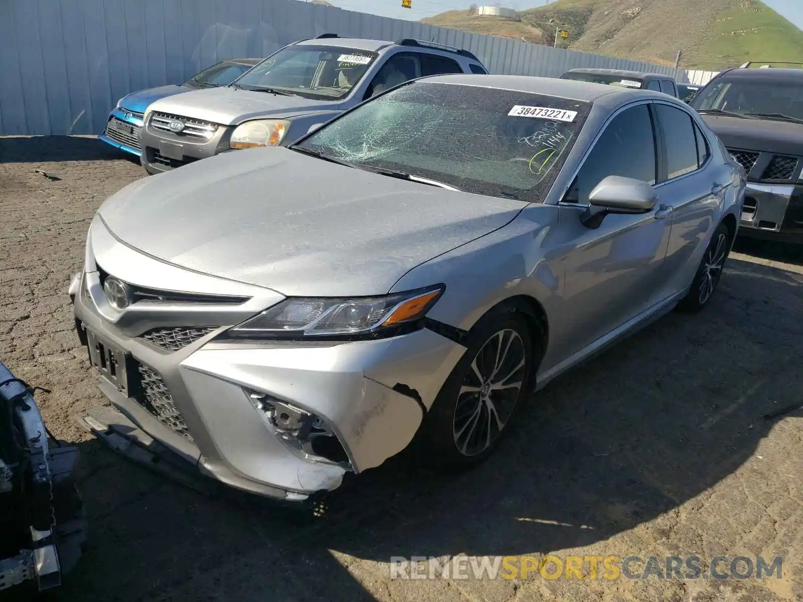 2 Photograph of a damaged car 4T1G11AK3LU337854 TOYOTA CAMRY 2020