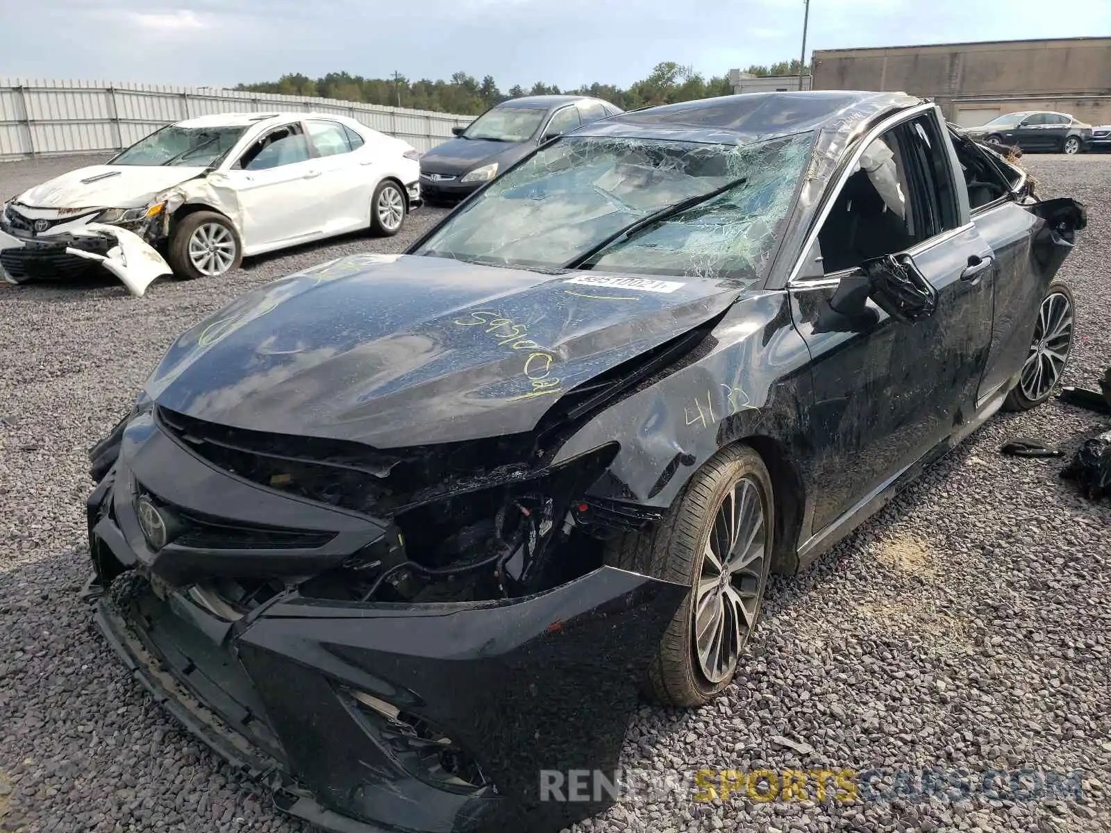 2 Photograph of a damaged car 4T1G11AK3LU339345 TOYOTA CAMRY 2020